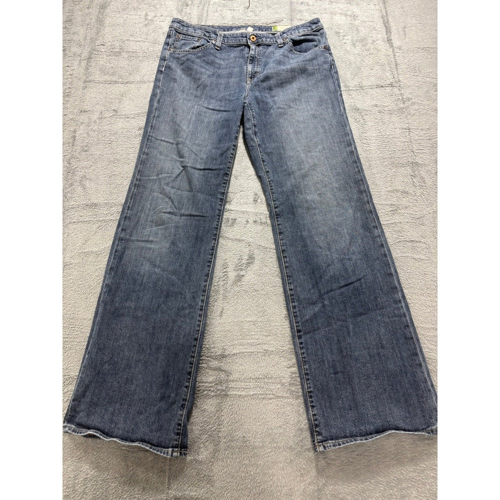 Gap Womens 12L Medium Blue Essential Stretch Bootcut Jeans Vintage Casual Boho