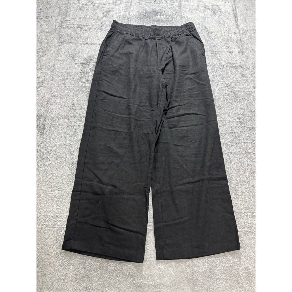 Old Navy Women's Black Wide Leg Pants Size M, photo 2 of 11