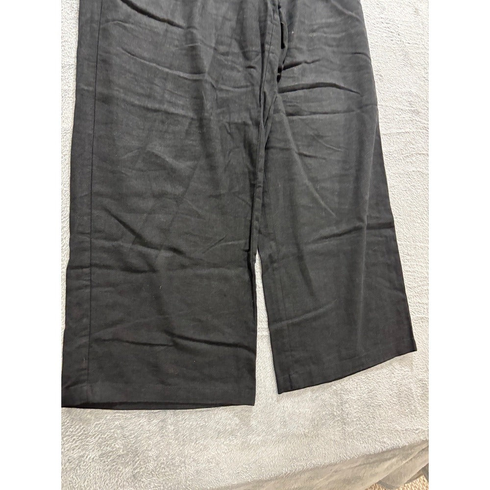 Old Navy Women's Black Wide Leg Pants Size M, photo 4 of 11