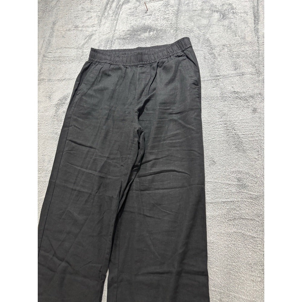 Old Navy Women's Black Wide Leg Pants Size M, photo 3 of 11