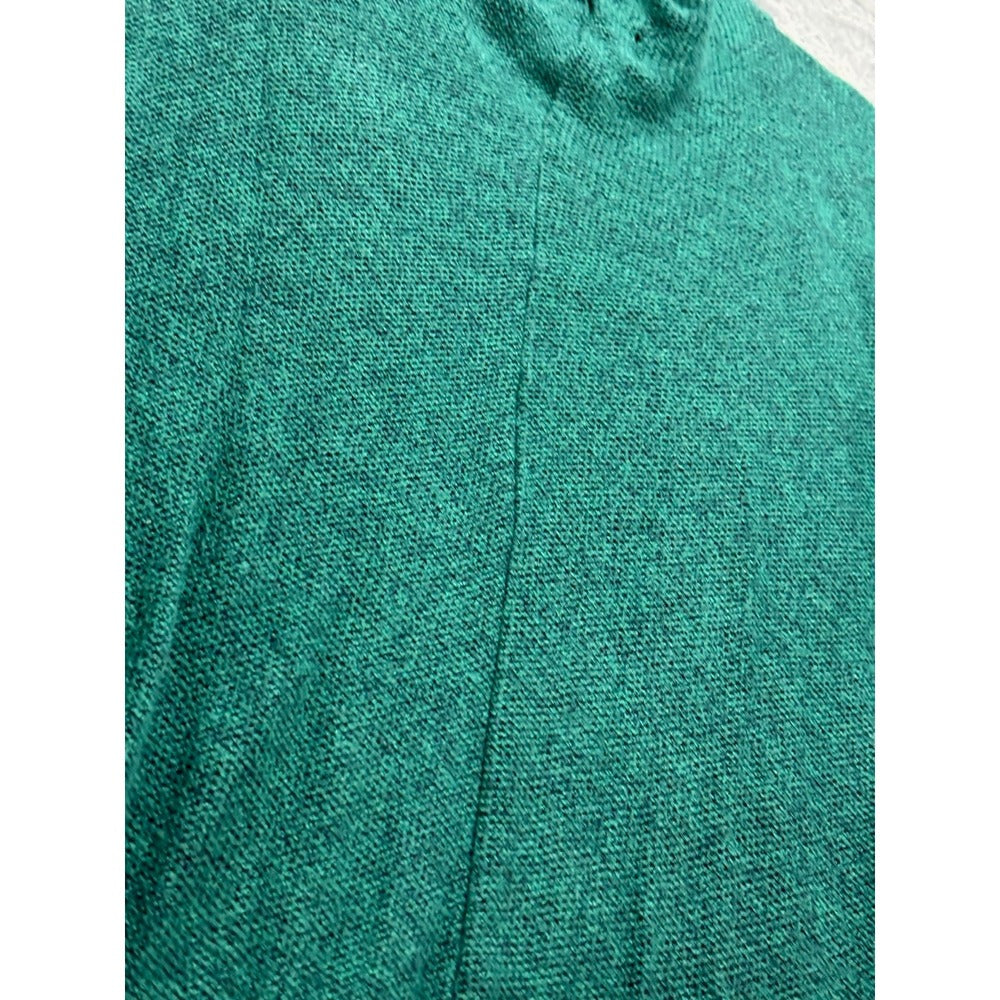 Old Navy M Womens Teal Green Mock Neck Sweater Casual Cozy Knit Top