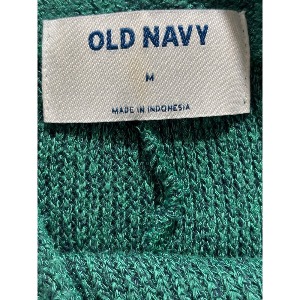 Old Navy M Womens Teal Green Mock Neck Sweater Casual Cozy Knit Top