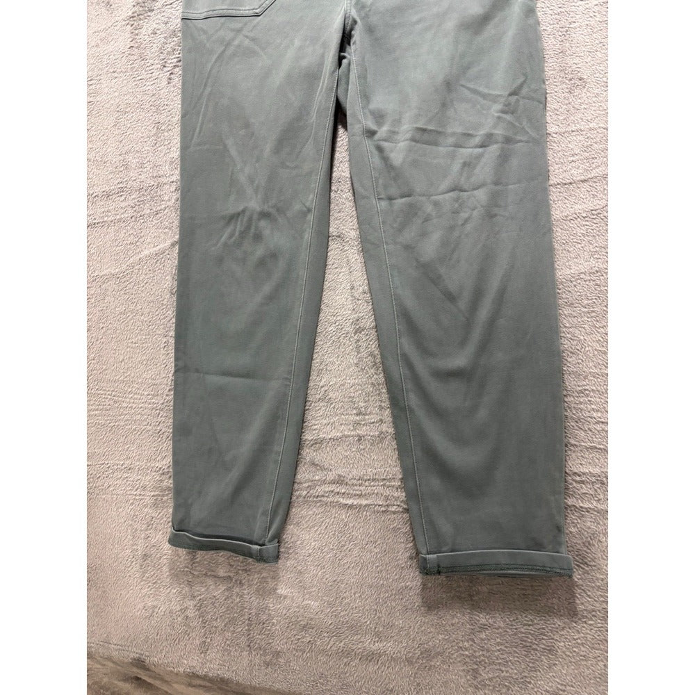 32 Heat Womens M Sage Green Utility Pants Athleisure Casual Stretch Trousers