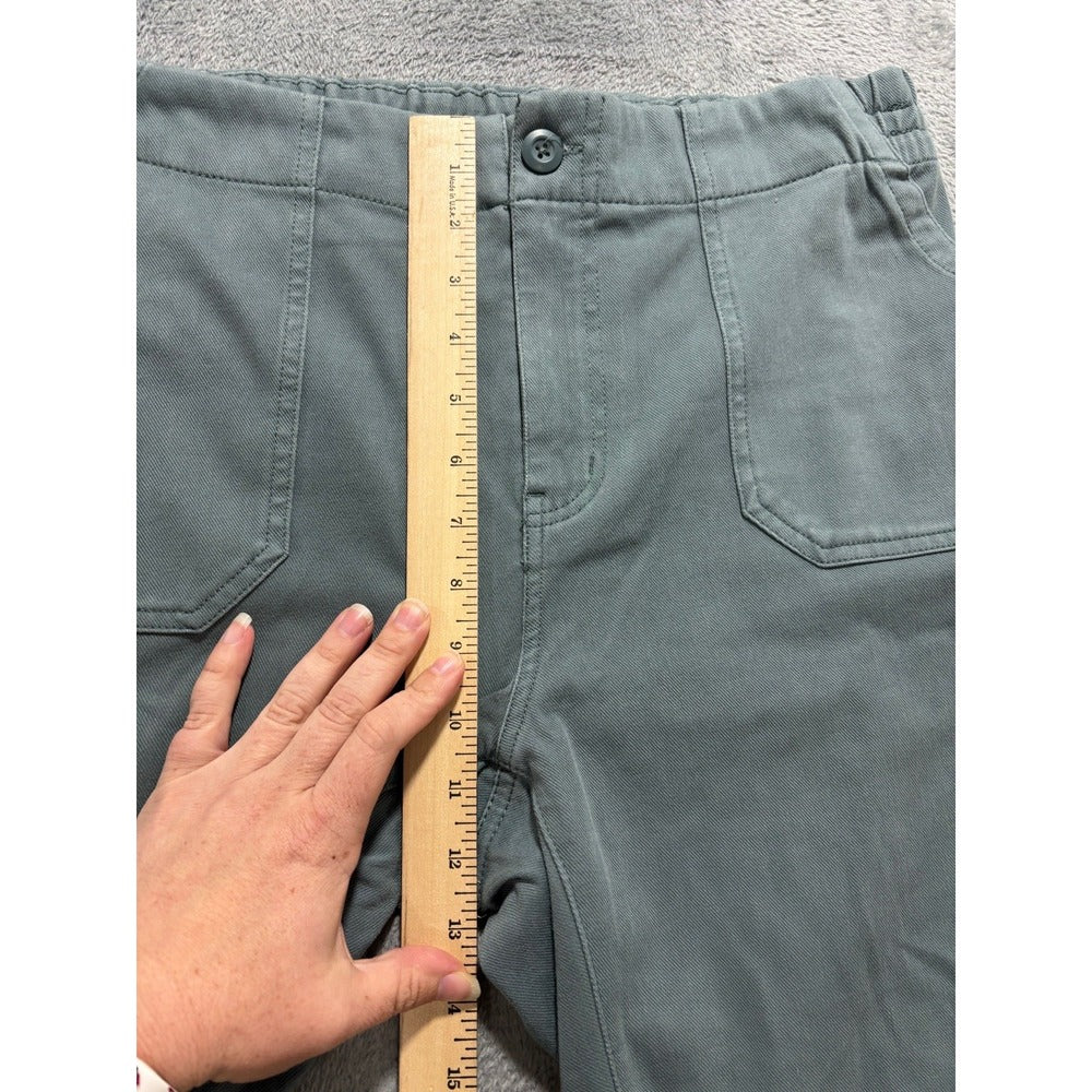 32 Heat Womens M Sage Green Utility Pants Athleisure Casual Stretch Trousers