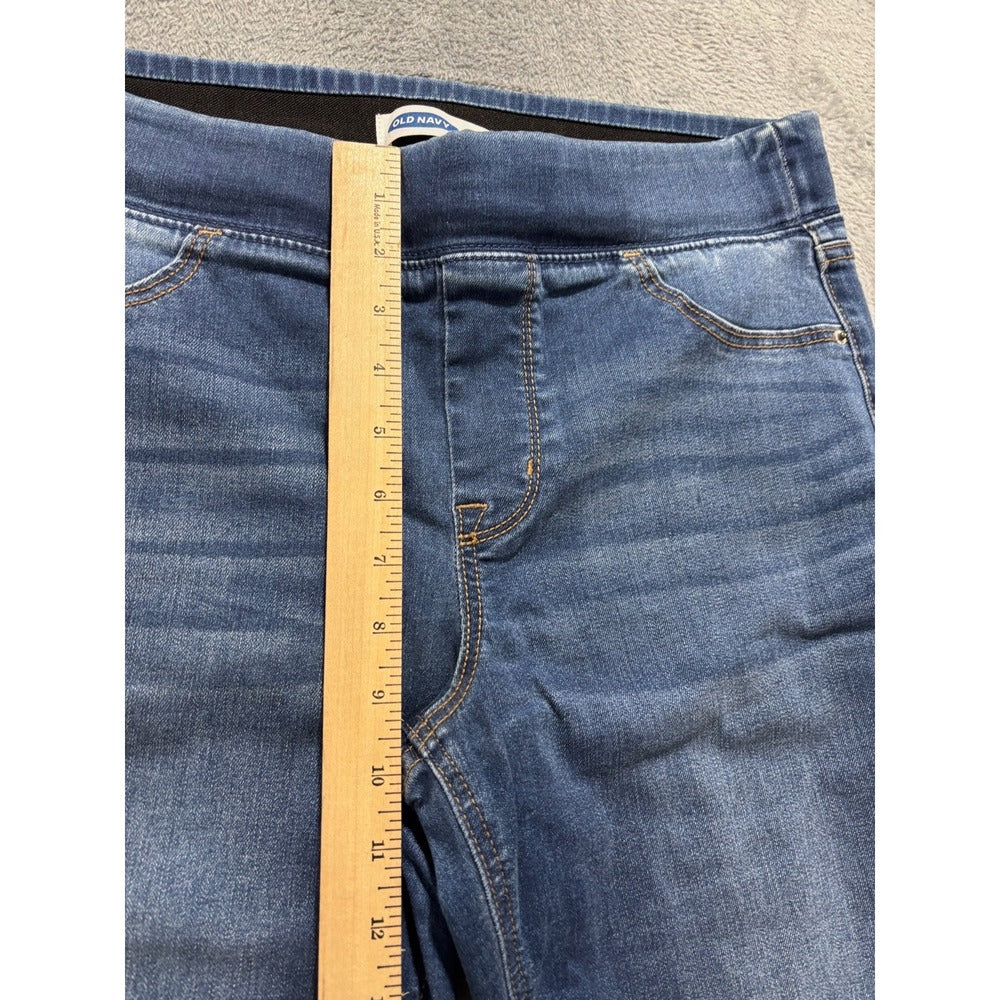 Old Navy 8 Womens Dark Wash Rockstar Jeggings Casual Skinny Denim Pants