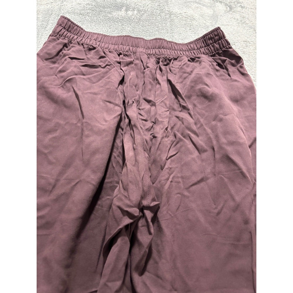Old Navy Playa Taper Pants M Womens Plum Burgundy Casual Athleisure