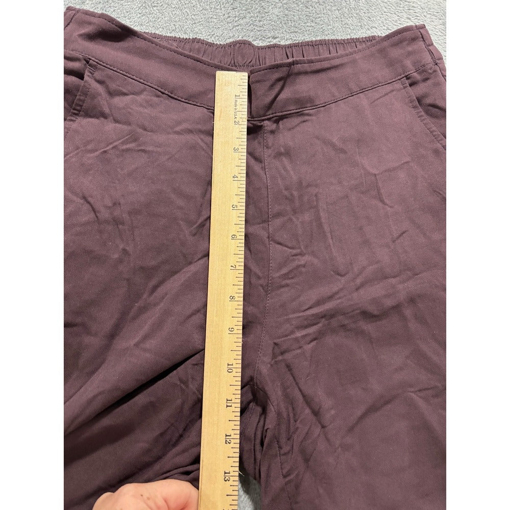 Old Navy Playa Taper Pants M Womens Plum Burgundy Casual Athleisure