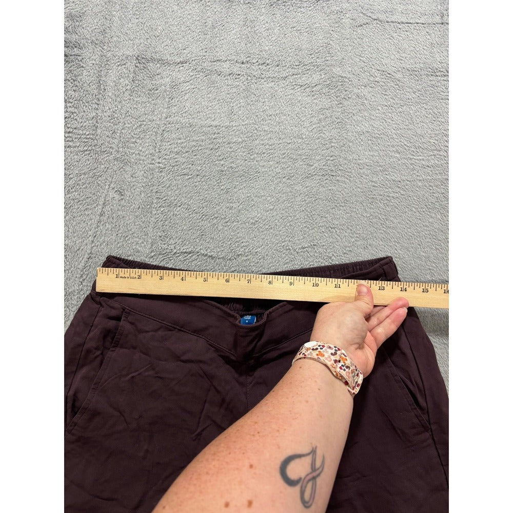 Old Navy Playa Taper Pants M Womens Plum Burgundy Casual Athleisure