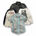Levi's Tommy Bahama Boys M 7-8 Clothing Lot Fleece Jacket Shirts Casual Preppy