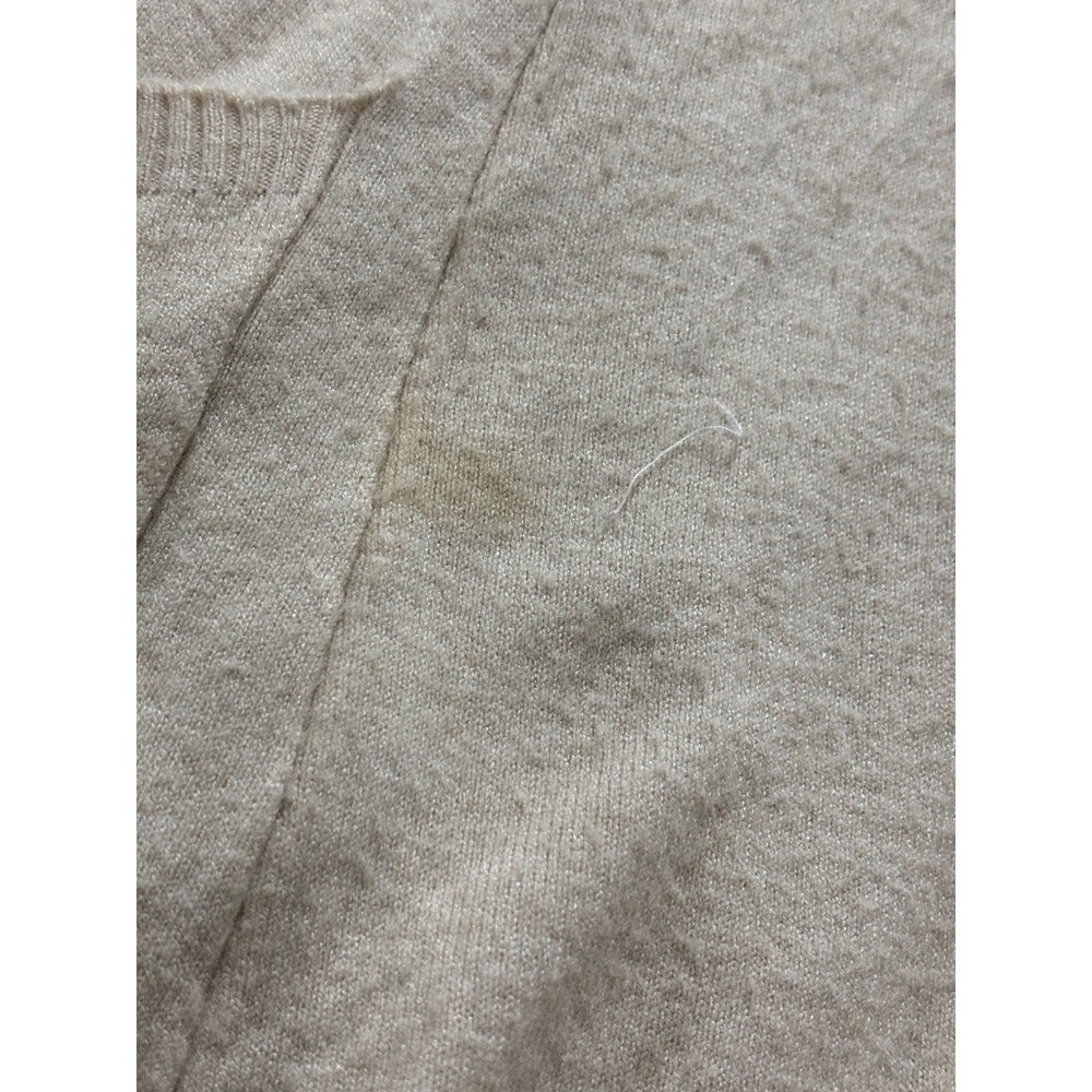 Dreamers Womens M/L Cream Open Front Long Cardigan Sweater Cozy Casual Boho