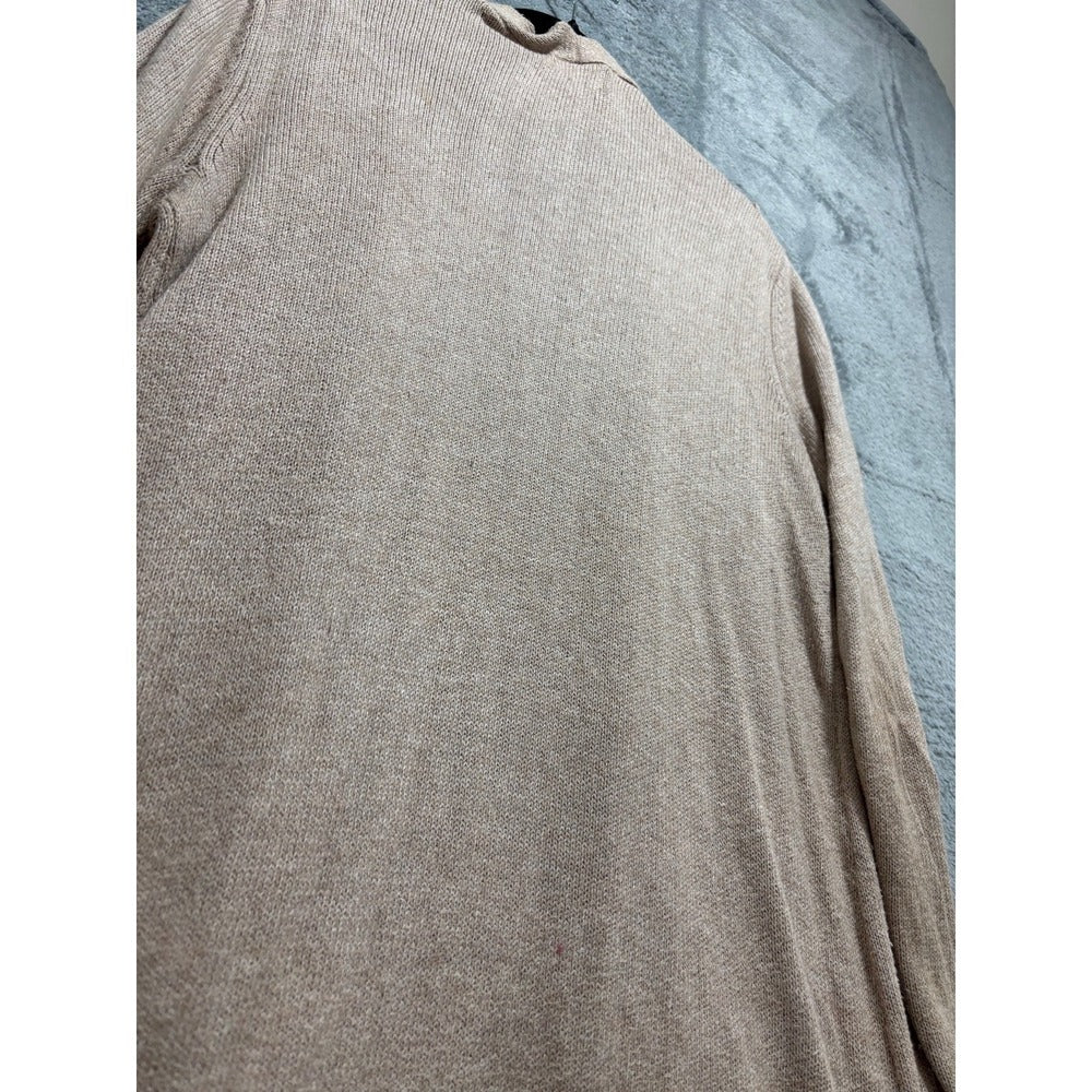 Old Navy Womens S Oatmeal Open Front Long Cardigan Pockets Casual Cozy