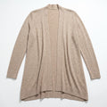 Old Navy Womens S Oatmeal Open Front Long Cardigan Pockets Casual Cozy