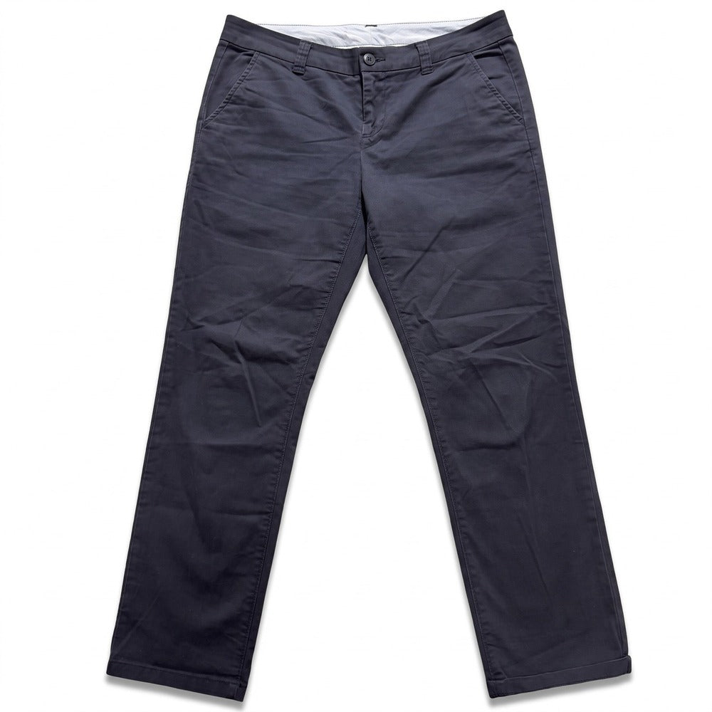 Stylus Womens 6 Navy Chino Pants Preppy Casual Trouser