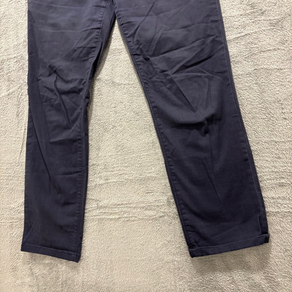 Stylus Womens 6 Navy Chino Pants Preppy Casual Trouser