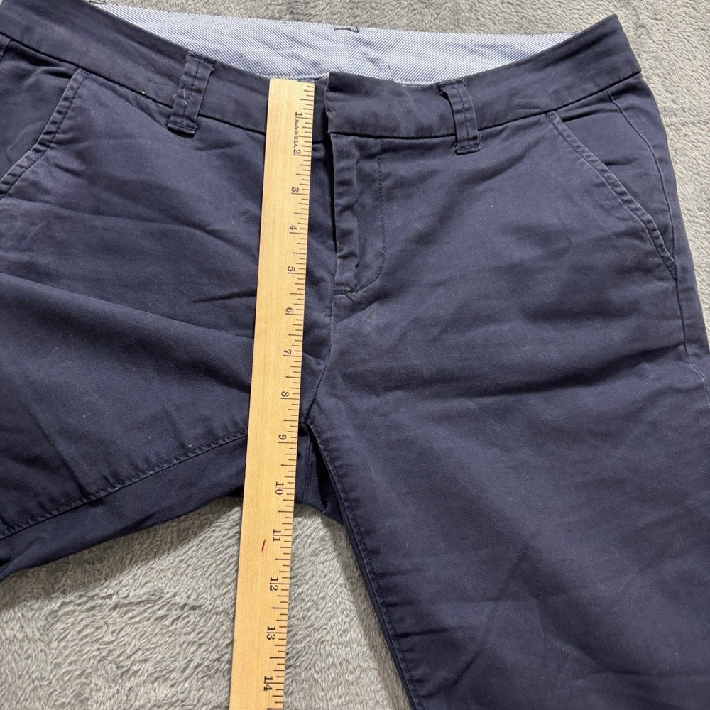 Stylus Womens 6 Navy Chino Pants Preppy Casual Trouser