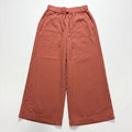 Thread & Supply M Womens Rust Wide Leg Crop Pants Boho Casual Drawstring Waist