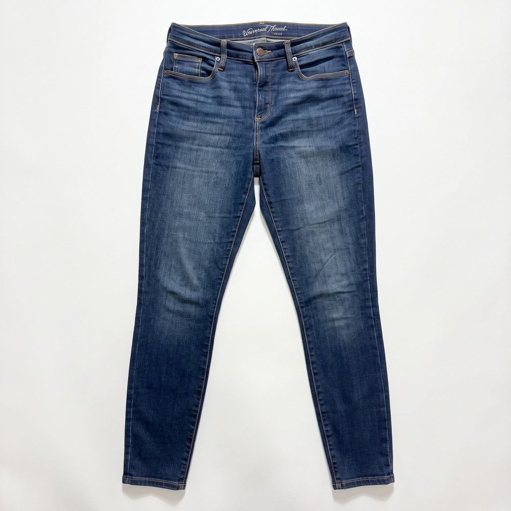 Universal Thread 8/29R Womens Dark Wash Skinny Jeans Casual Minimalist Denim