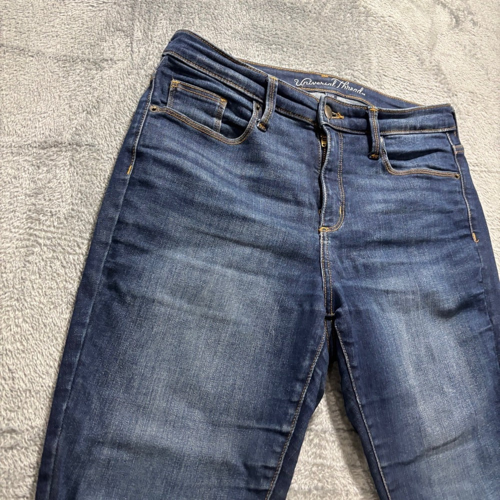 Universal Thread 8/29R Womens Dark Wash Skinny Jeans Casual Minimalist Denim