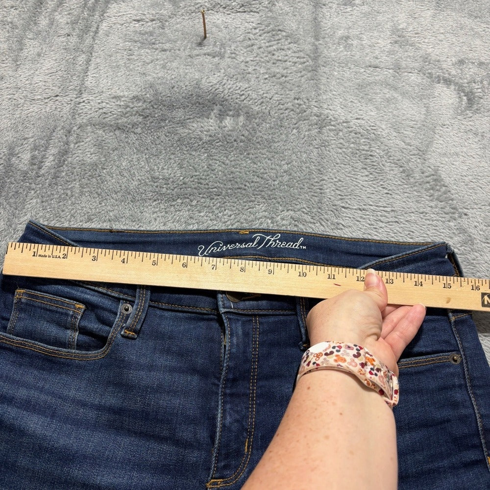 Universal Thread 8/29R Womens Dark Wash Skinny Jeans Casual Minimalist Denim