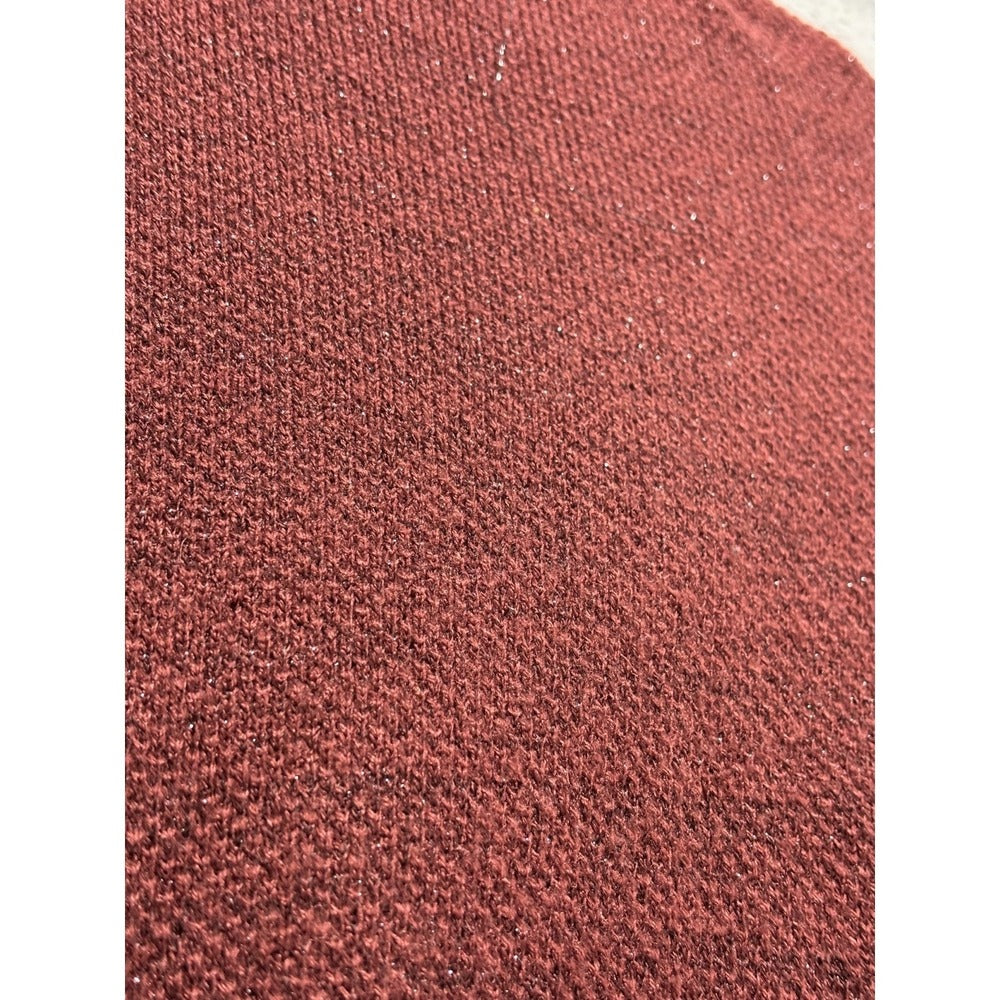 LOFT Outlet Womens S Marsala Metallic Sparkle Shawl Open Cardigan Cozy Boho