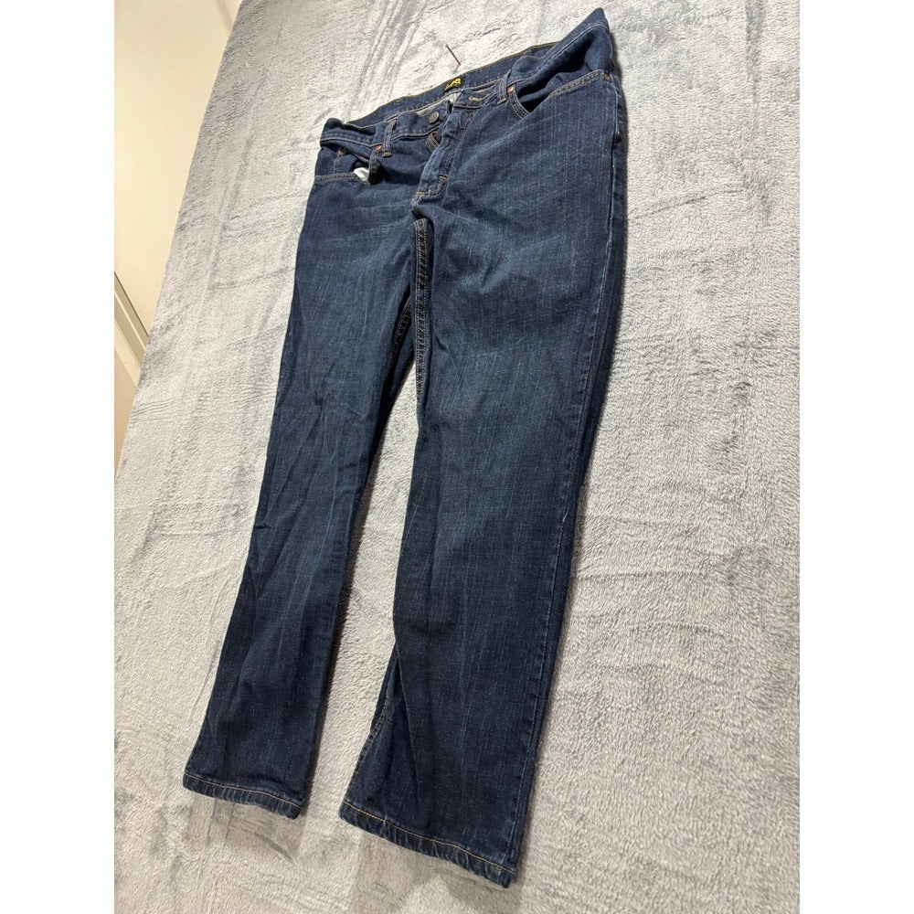 Lee 36x29 Dark Blue Regular Fit Jeans Mens Denim Pants Casual Vintage Preppy