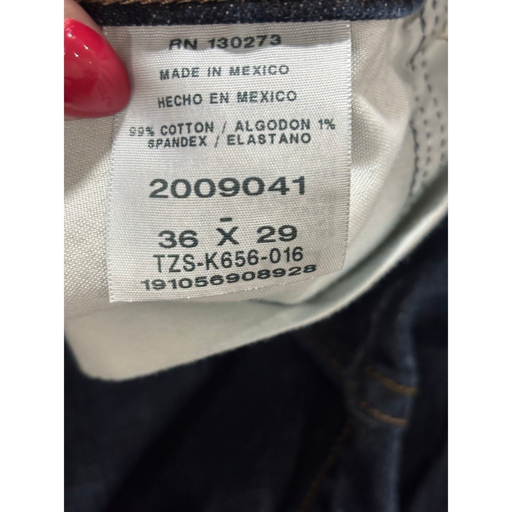 Lee 36x29 Dark Blue Regular Fit Jeans Mens Denim Pants Casual Vintage Preppy