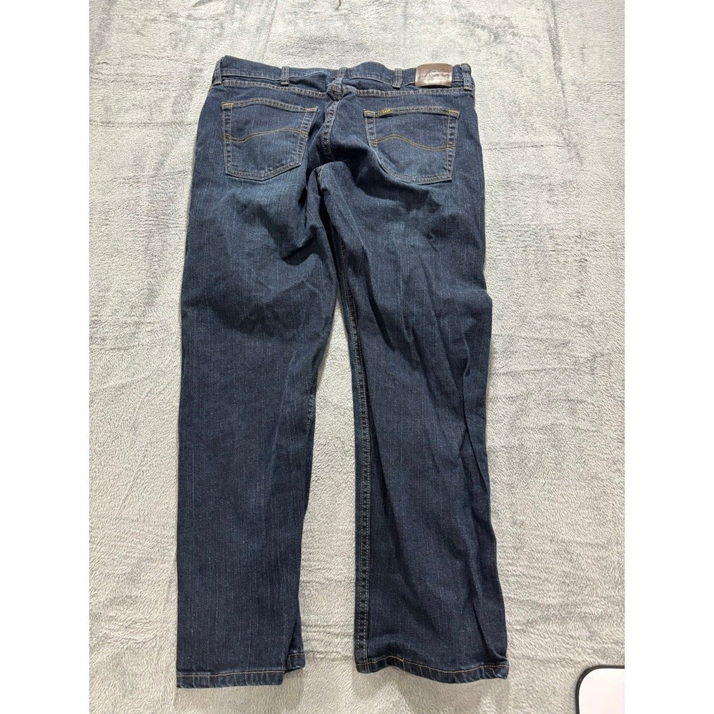 Lee 36x29 Dark Blue Regular Fit Jeans Mens Denim Pants Casual Vintage Preppy