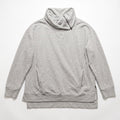 The Sweatshirt Project M Heather Gray Cowl Neck Pullover Womens Athleisure Cozy