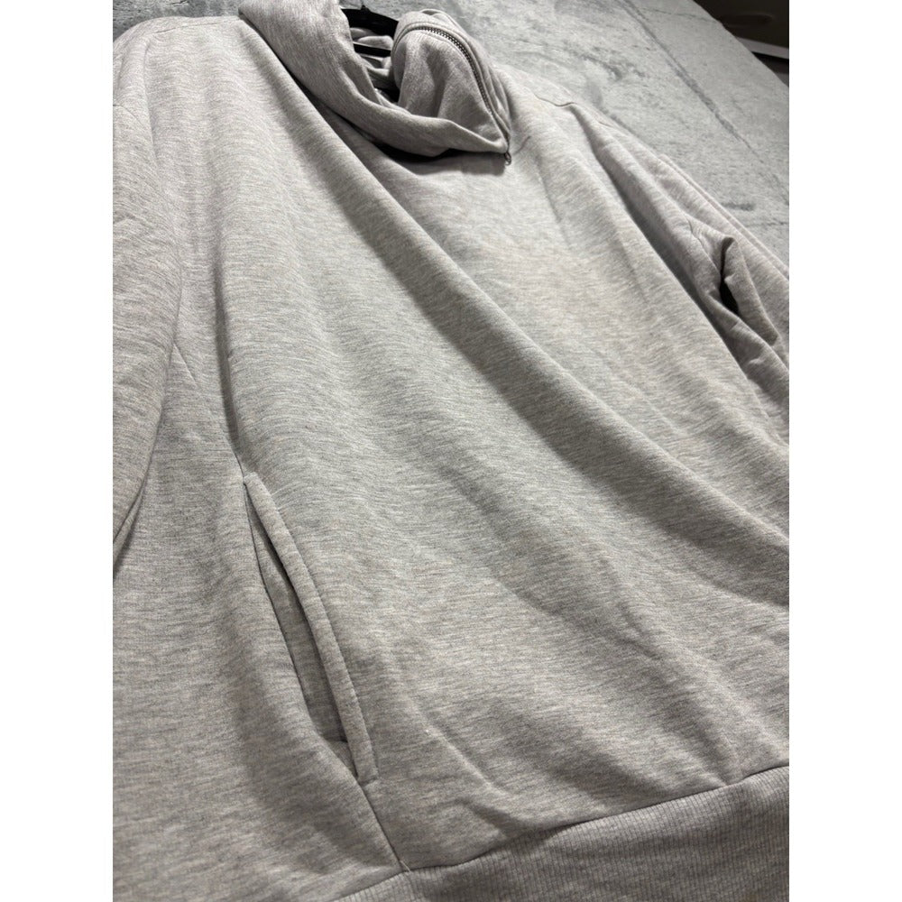 The Sweatshirt Project M Heather Gray Cowl Neck Pullover Womens Athleisure Cozy