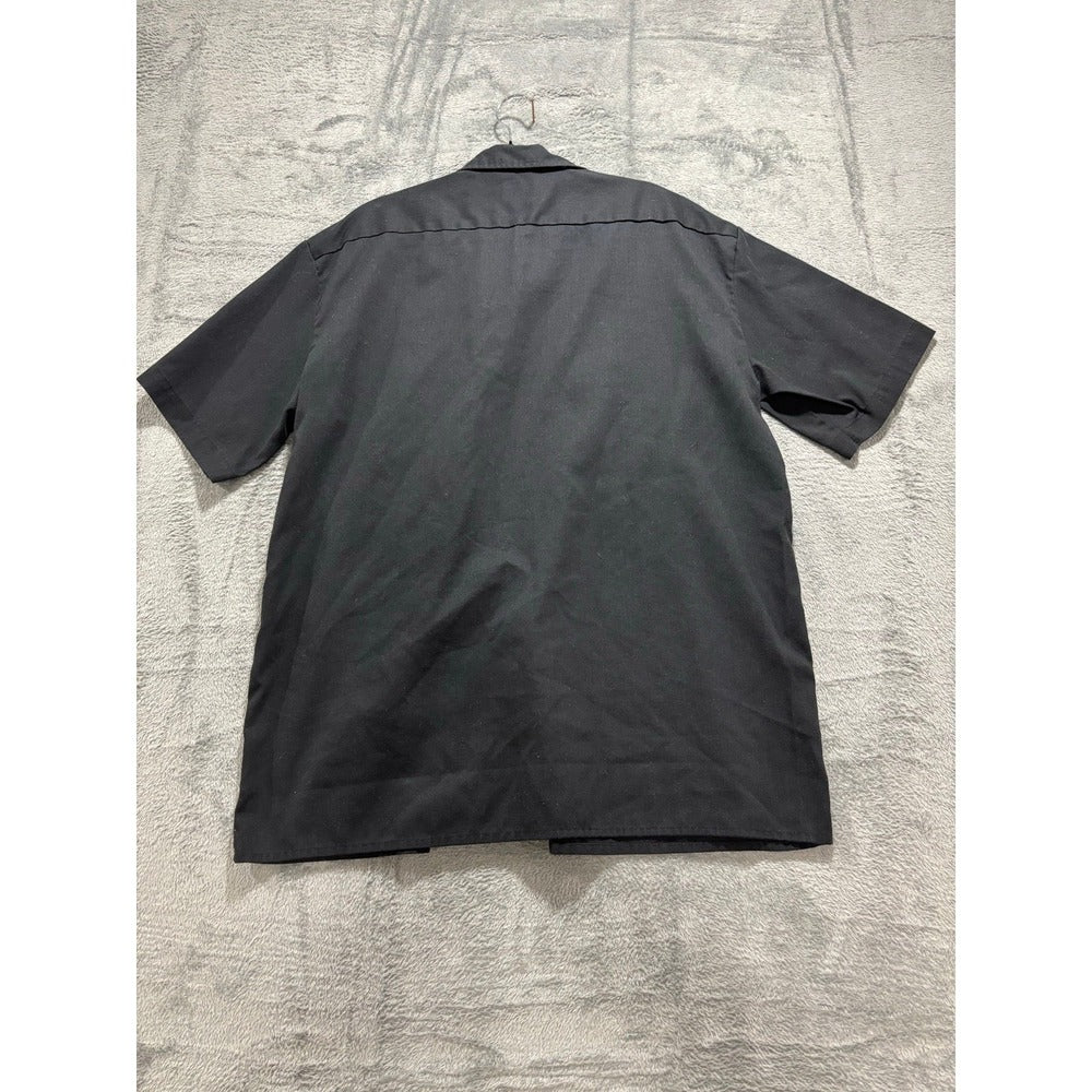Dickies Flex L Black Short Sleeve Work Shirt Mens Casual Minimalist Athleisure