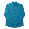 Old Navy Signature XL Teal Gingham Button Up Shirt Mens Preppy Casual