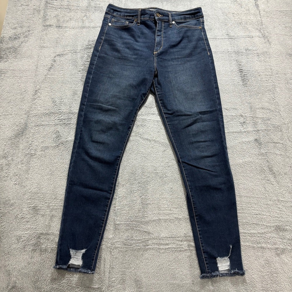 Sofia Jeans by Sofia Vergara 8 Dark Wash Rosa Curvy Ankle Womens Jeans Casual