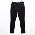 Seven7 8 Black Tummyless High Rise Skinny Jeans Womens Distressed Casual Vintage