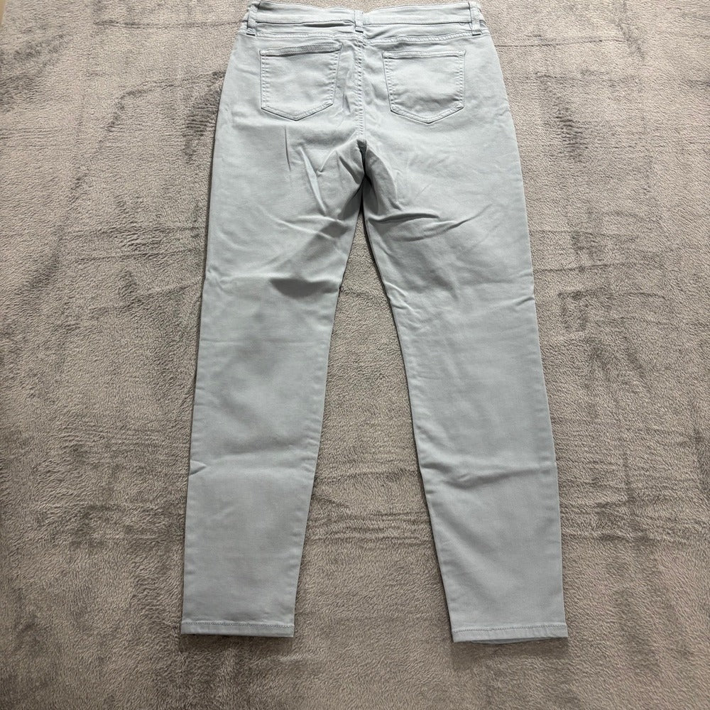 Buffalo David Bitton Womens 8/29 Light Blue Havana High Rise Ankle Pants NWT