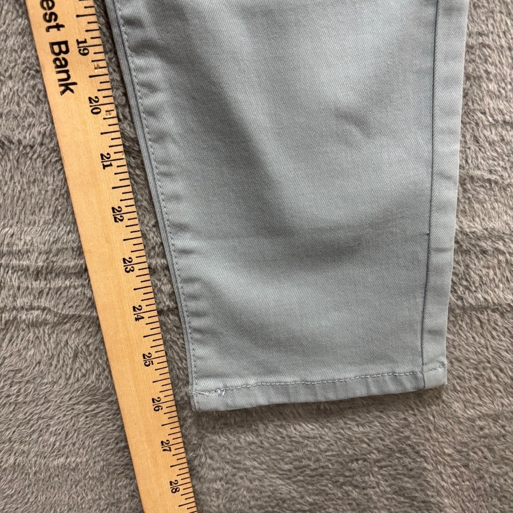 Buffalo David Bitton Womens 8/29 Light Blue Havana High Rise Ankle Pants NWT