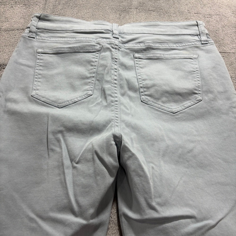 Buffalo David Bitton Womens 8/29 Light Blue Havana High Rise Ankle Pants NWT