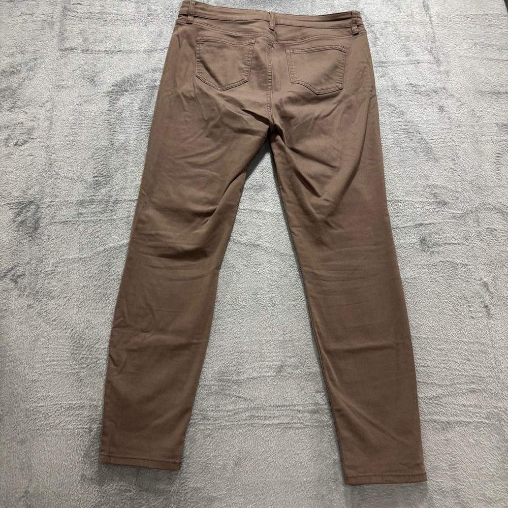 Buffalo David Bitton Hanna Womens 10/30 Brown Skinny Jeans High Rise Casual Cozy