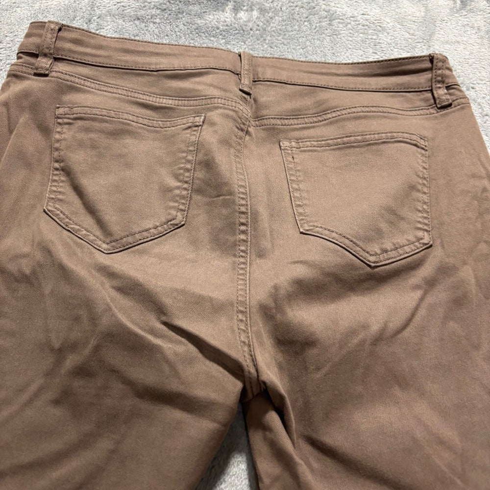 Buffalo David Bitton Hanna Womens 10/30 Brown Skinny Jeans High Rise Casual Cozy