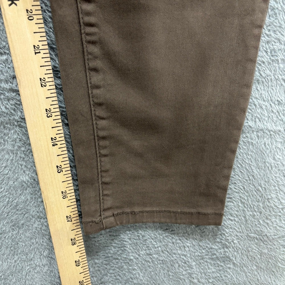 Buffalo David Bitton Hanna Womens 10/30 Brown Skinny Jeans High Rise Casual Cozy