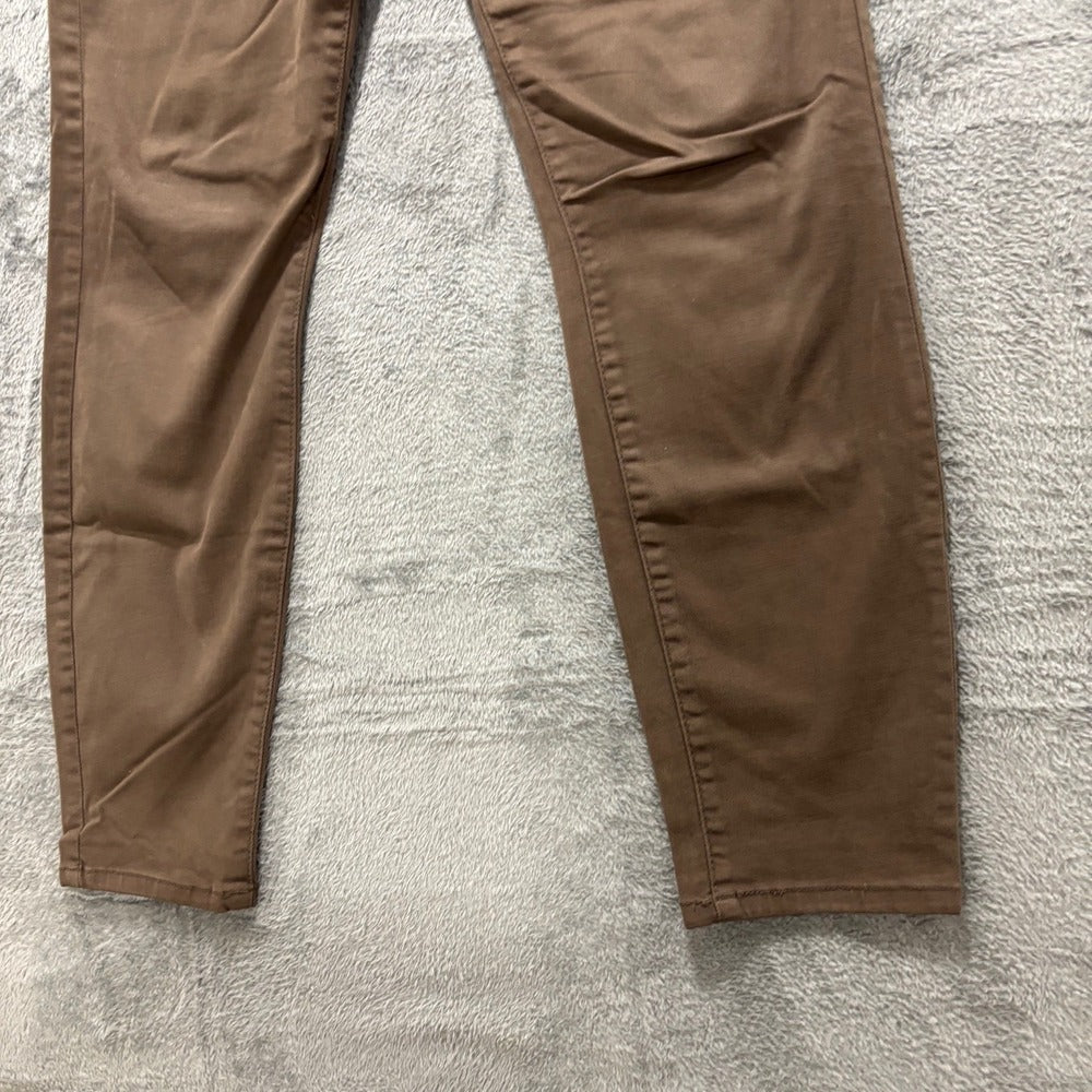 Buffalo David Bitton Hanna Womens 10/30 Brown Skinny Jeans High Rise Casual Cozy