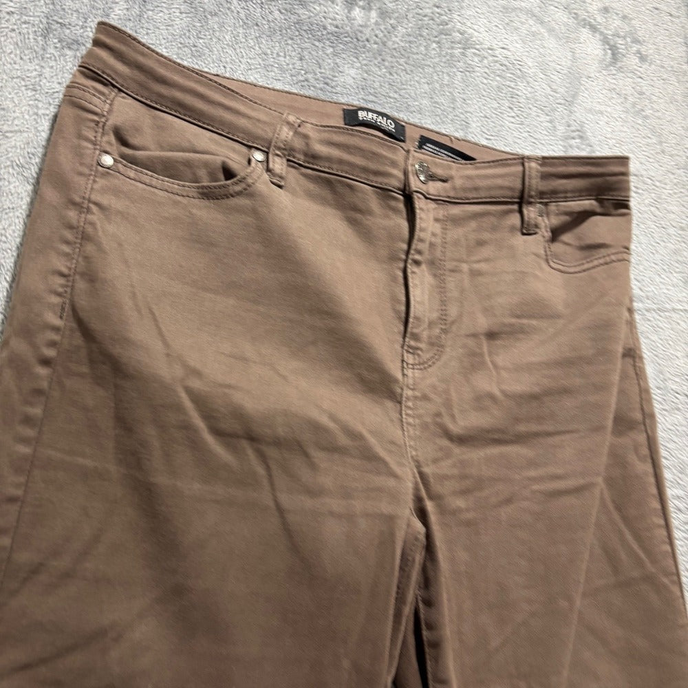Buffalo David Bitton Hanna Womens 10/30 Brown Skinny Jeans High Rise Casual Cozy