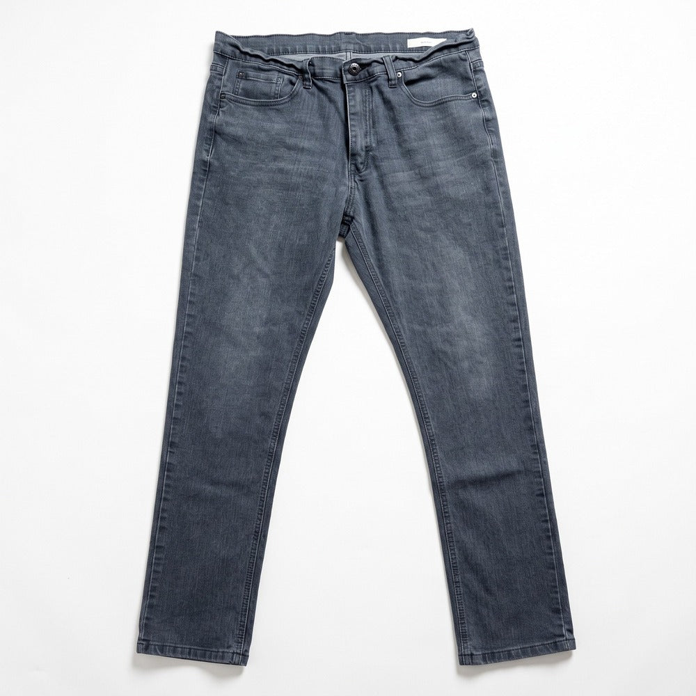 Six Lincoln New York 36x32 Gray Slim Stretch Jeans Mens Casual Minimalist