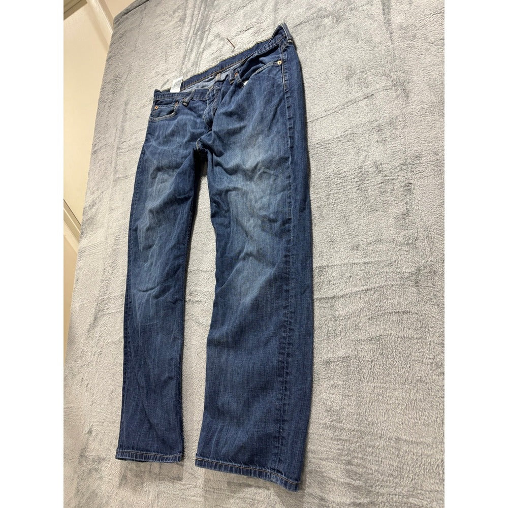 Levis 514 38x30 Blue Jeans Mens Straight Leg Denim Casual Vintage