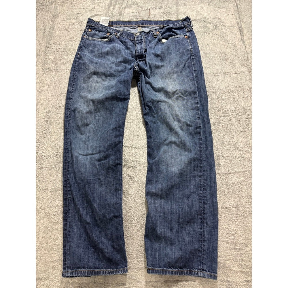 Levis 514 38x30 Blue Jeans Mens Straight Leg Denim Casual Vintage