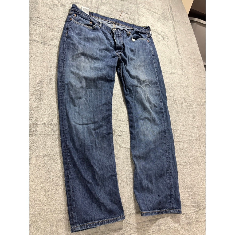 Levis 514 38x30 Blue Jeans Mens Straight Leg Denim Casual Vintage