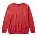 Buffalo David Bitton Womens M Red Heathered Crewneck Sweatshirt Casual Cozy