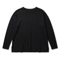 Lucky Brand M Black Crewneck Long Sleeve Top Womens Casual Cozy