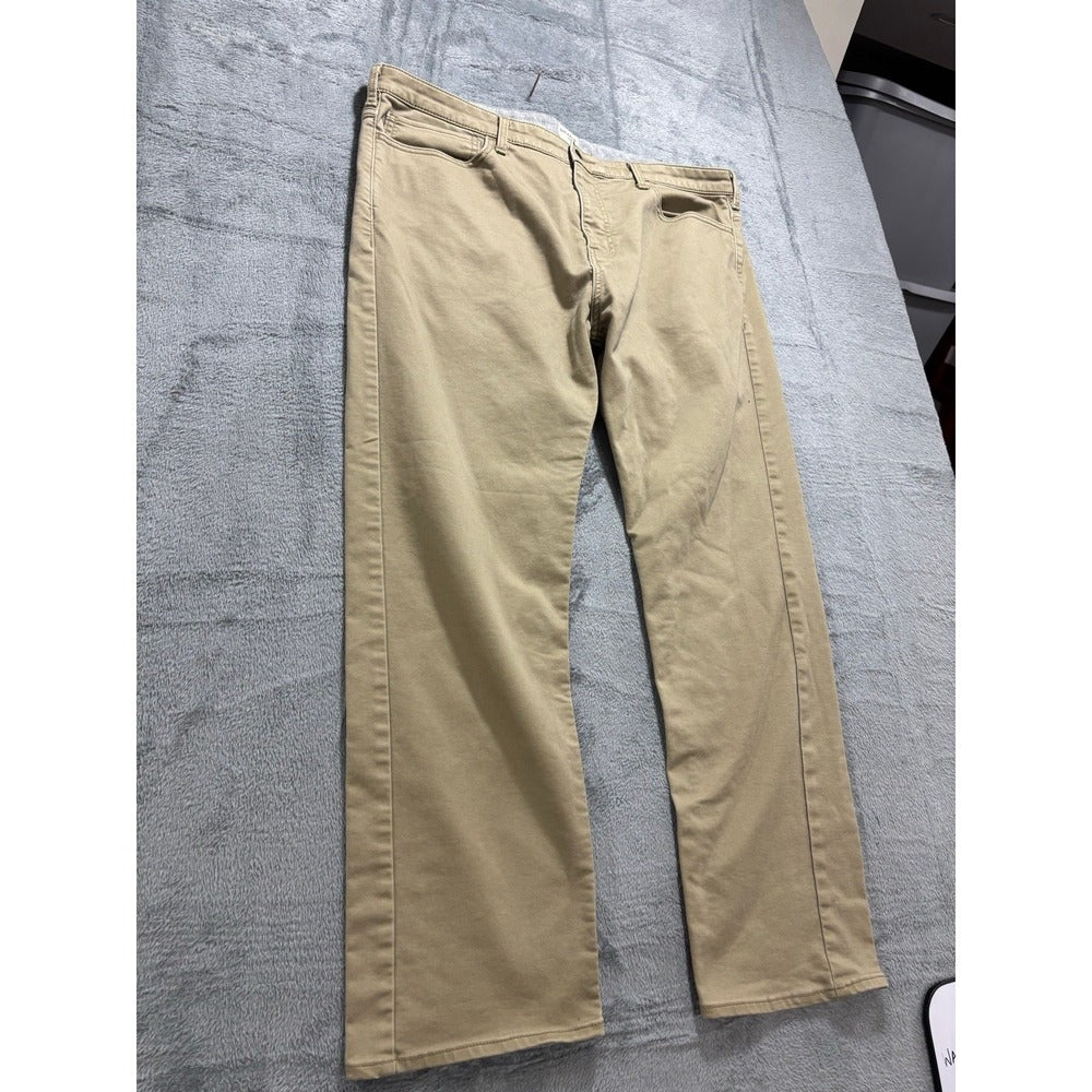 Dockers 42x30 Tan Khakis Straight Fit Pants Mens Casual Preppy Classic