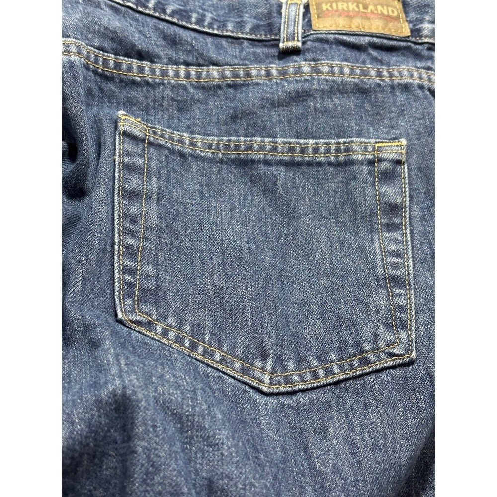 Kirkland Signature 38x34 Blue Straight Leg Jeans Men Casual Classic Denim