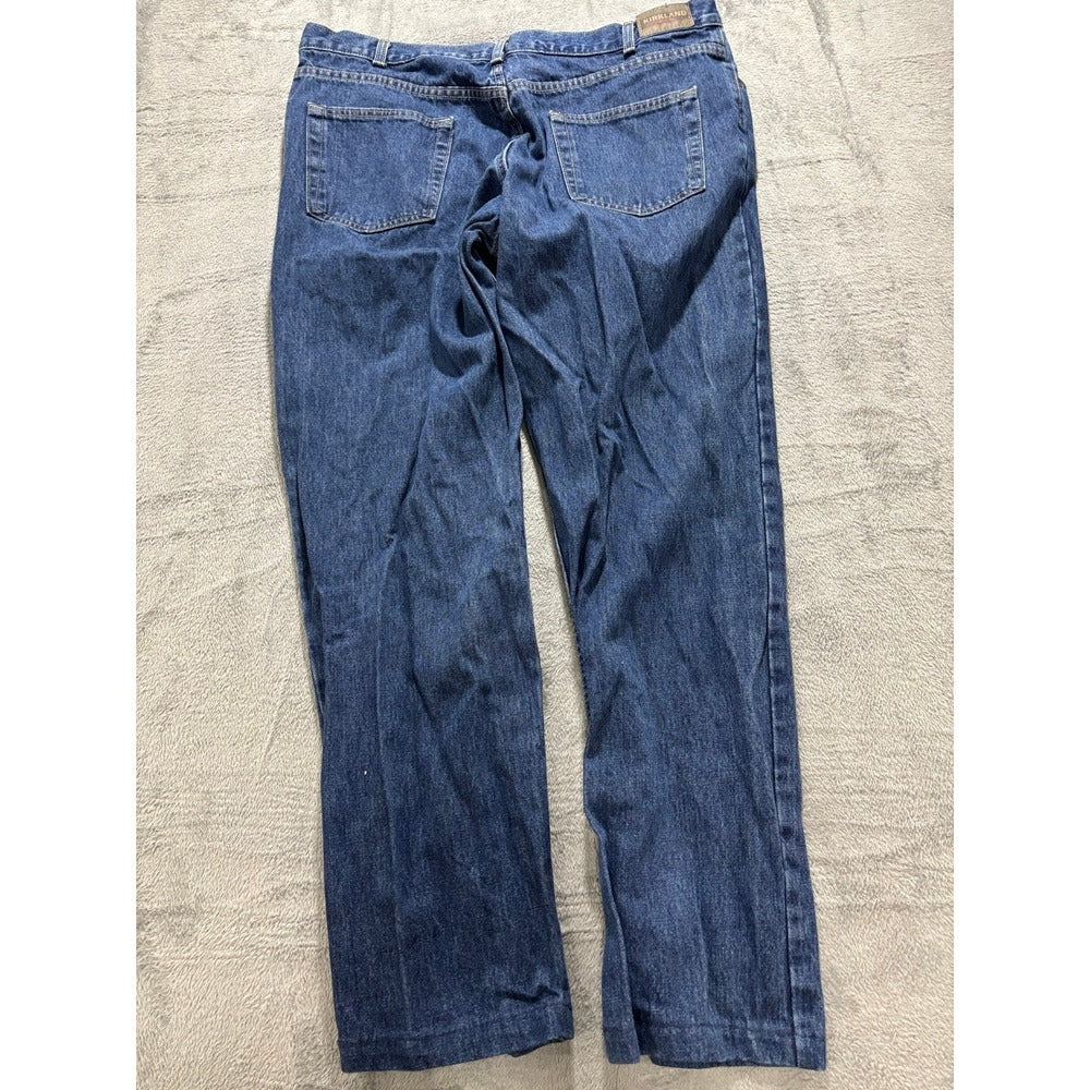 Kirkland Signature 38x34 Blue Straight Leg Jeans Men Casual Classic Denim